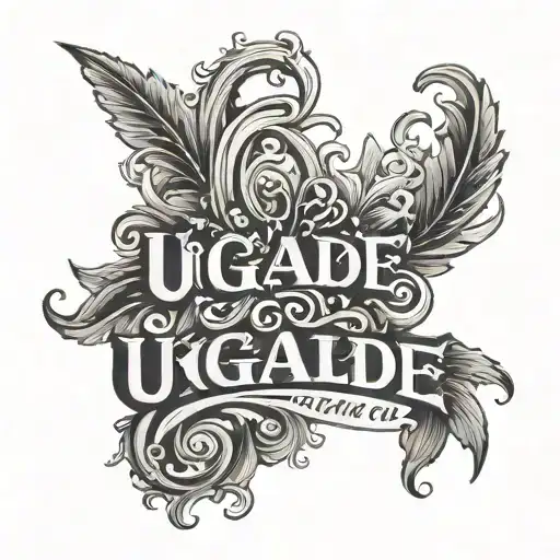 Ugalde Name Written