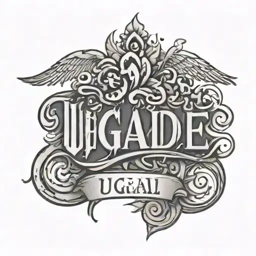 Ugalde Name Written Along Both Sides