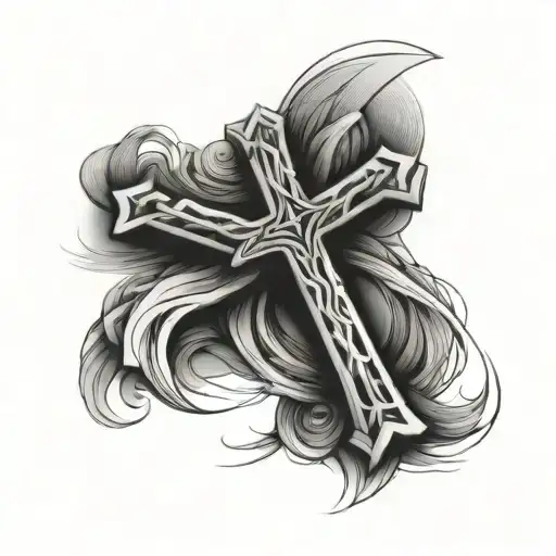 Lines Forming A Cross On You