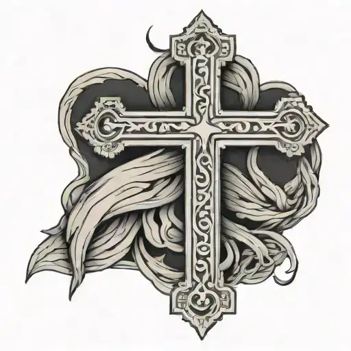Lines Forming A Cross
