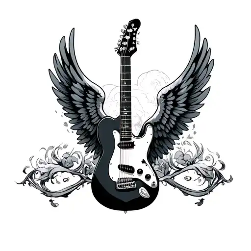 Guitar With Wings