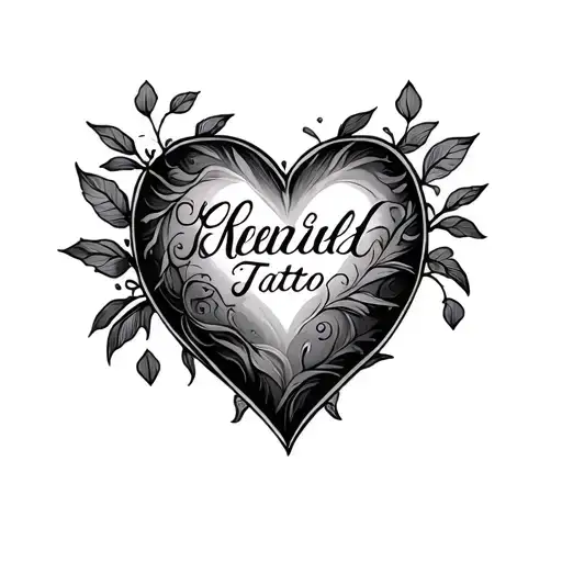 Name Inside A Heart