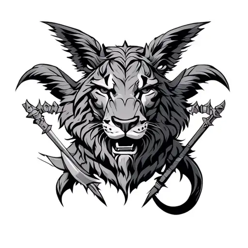 Greek Animal Warriors And