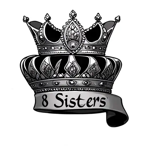 8 Samoan Sisters And Crown