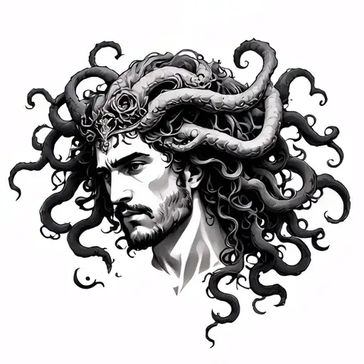 Roman Guerrero With Medusa