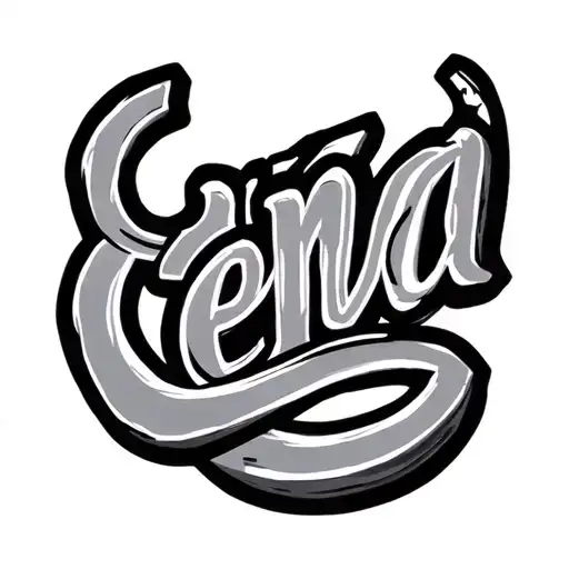 Cena Lettering Design Inspired