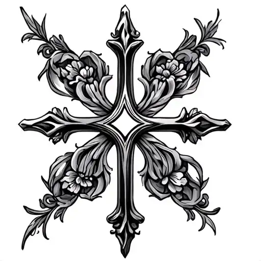 Cross With Filegree