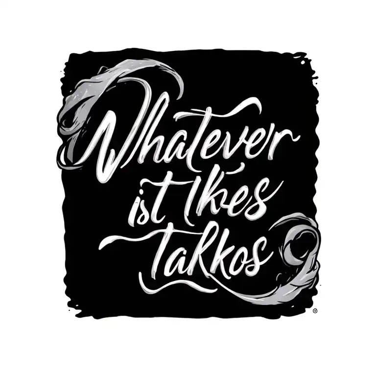 Whatever It Takes Script