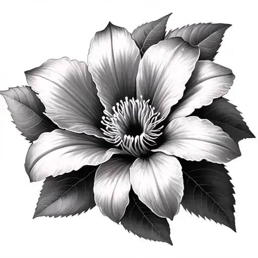 Clematis Flower Blooming