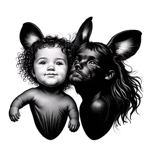 Autism Tattoo For Two Children With Autism