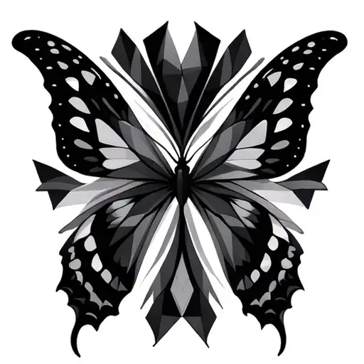 Butterfly Geometric Shapes