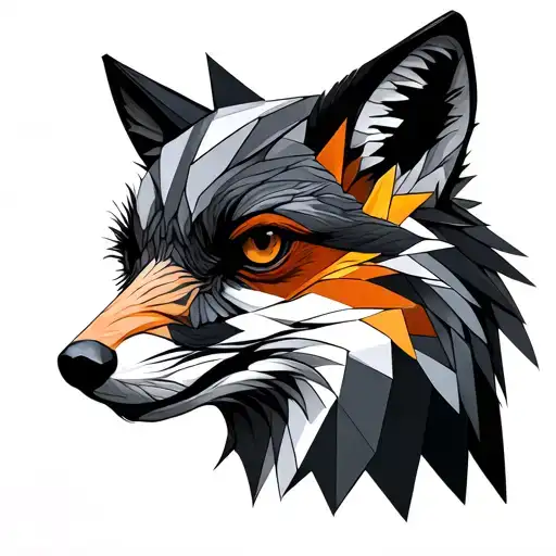 Fox And Hawk Geometric