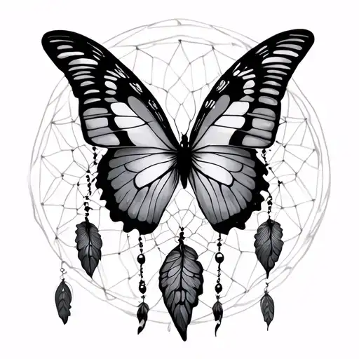 Butterfly Dream Catcher
