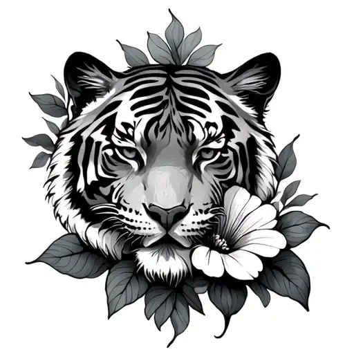 Tyger And Flower