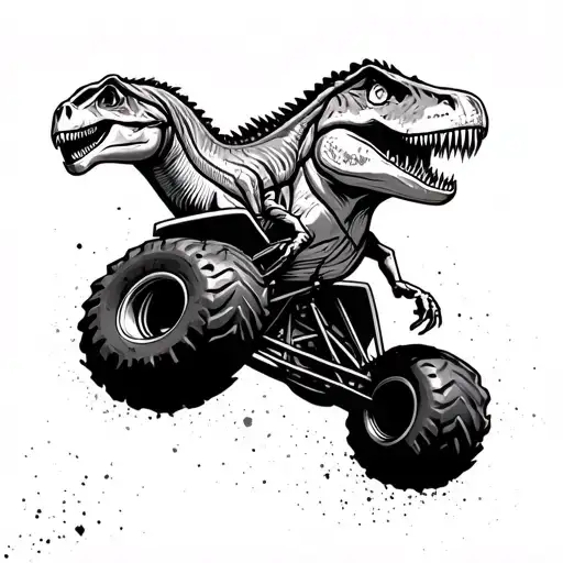 Jurassic Park And Monster Jam