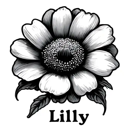 Yarnaby From Poppy Playtime With The Name Lilly Written In The Bottom Of It