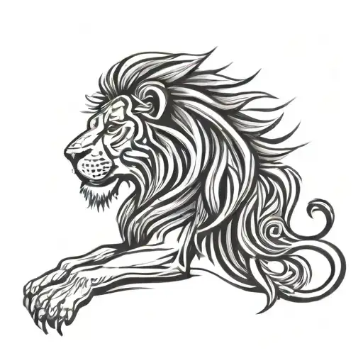 A Lion Tribal