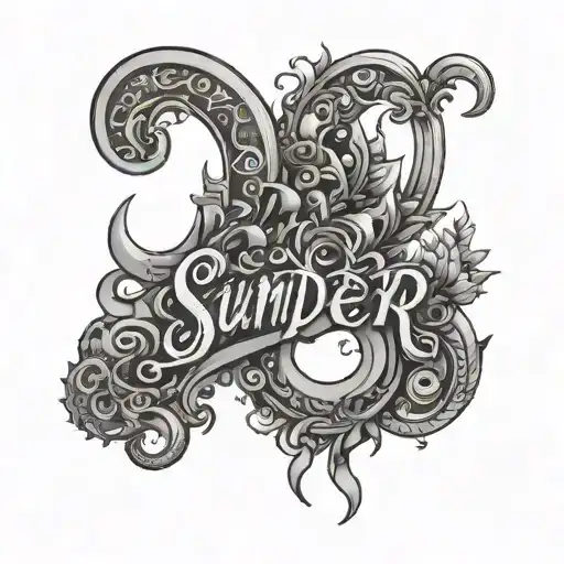 Sunder Name Written