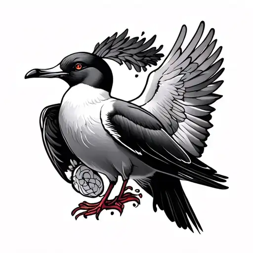 Gothic Dark Seagull