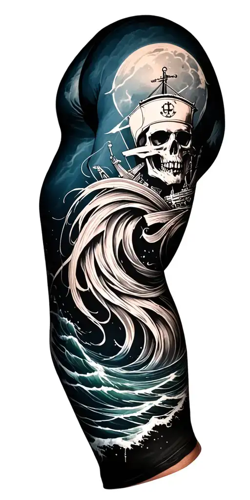 Nautical Arm Sleeve