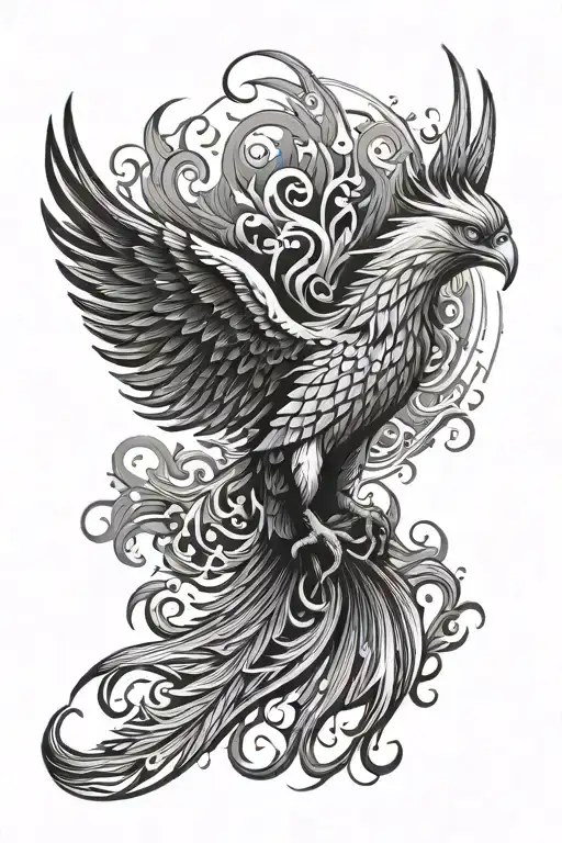 Phoenix Rising From The Ashes