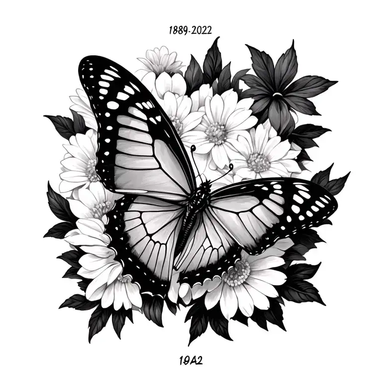 1989-2022 And A Butterfly Masculine Rememberance