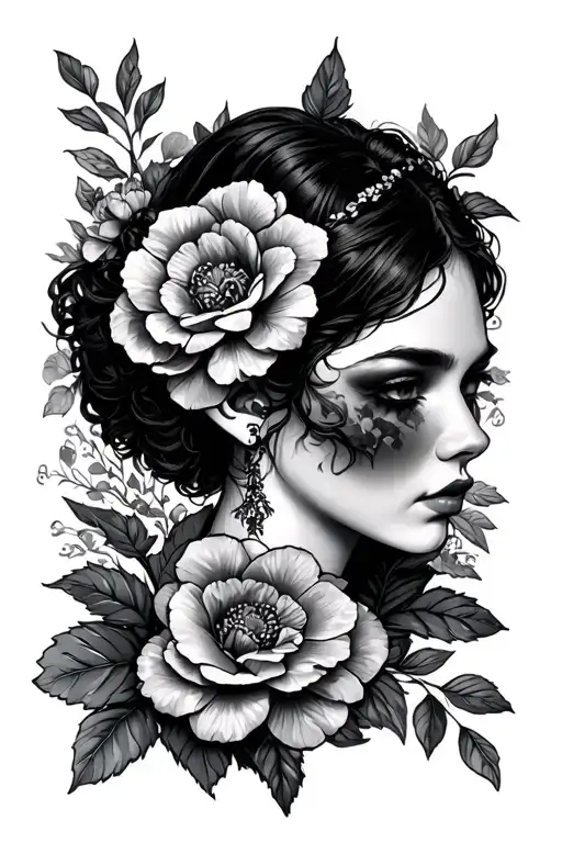 Alvarado With Flowers Surrounding