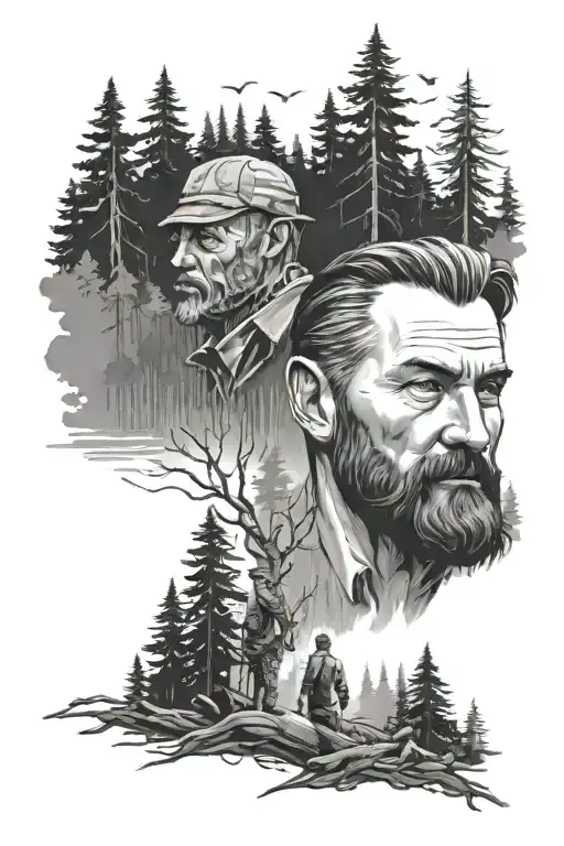 Forest Father Son