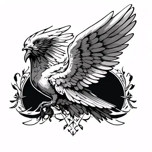 Wings With 2002 In Old English