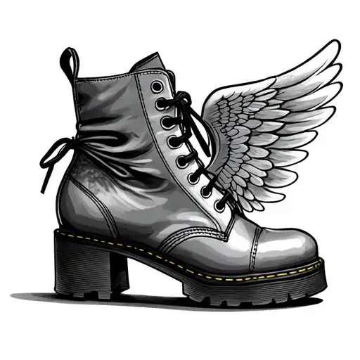 Shoe With Wings