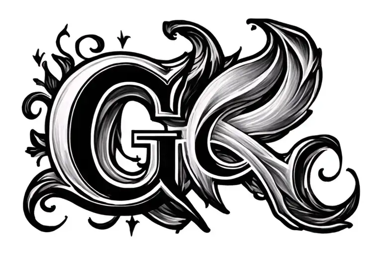 Letter G And Letter C