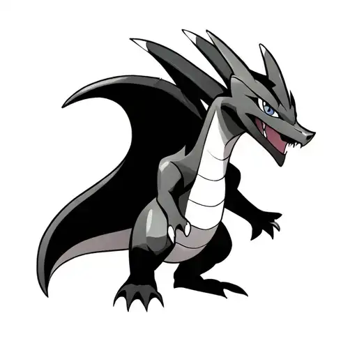 Simple Charizard Colour Not Filled In