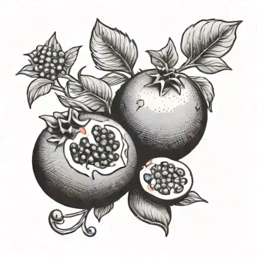 Blueberry And Pomegranate