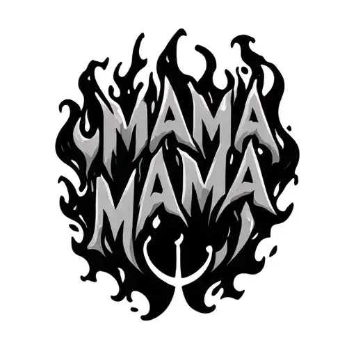 Mama Flame Letters Is All