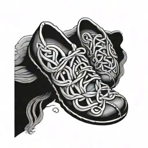 Viking Knot Work Harder My Shoes