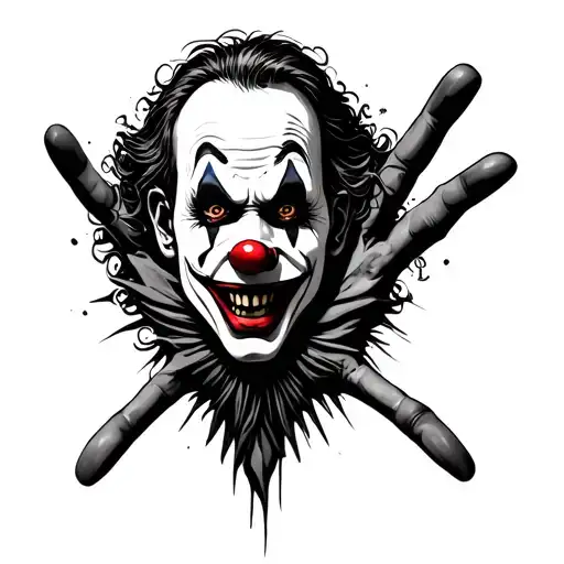 Killer Clown In Hand