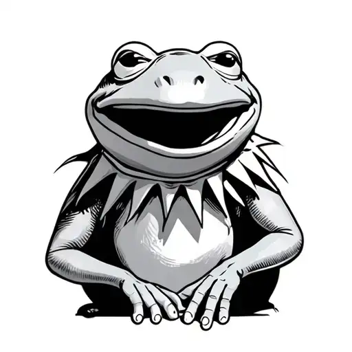 Kermit The Frog Contemplating His Life Choices