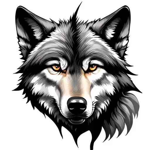 Wolfs Face Split