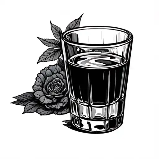 Shot Glass Filled