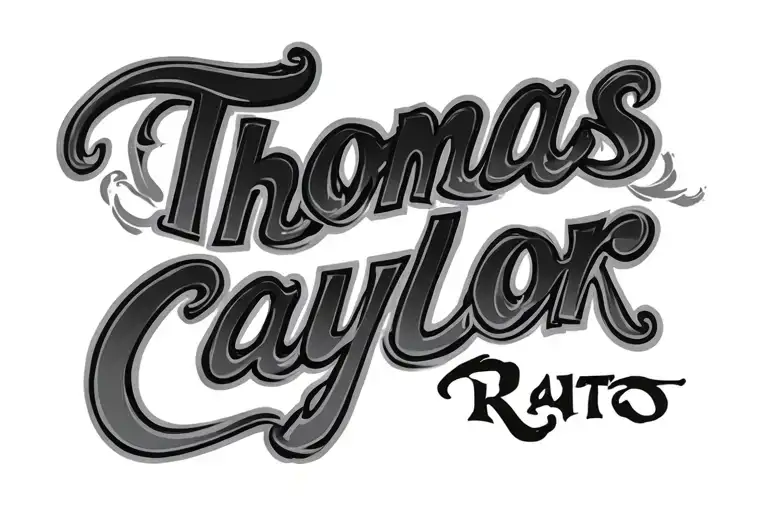 Thomas Caylor Ray Name Logo