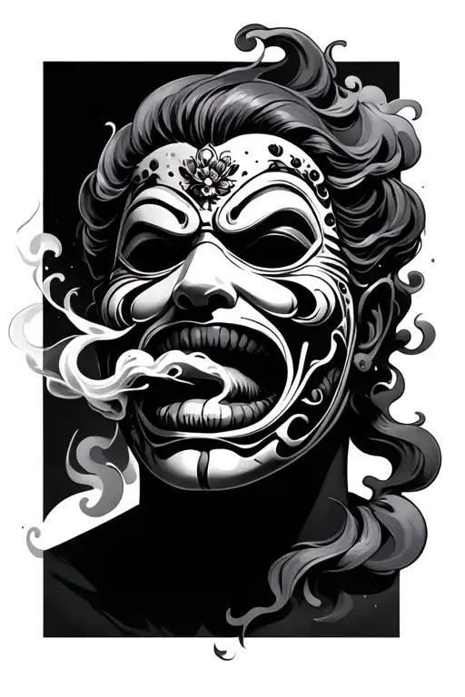 Omi Mask Smoke From Mouth