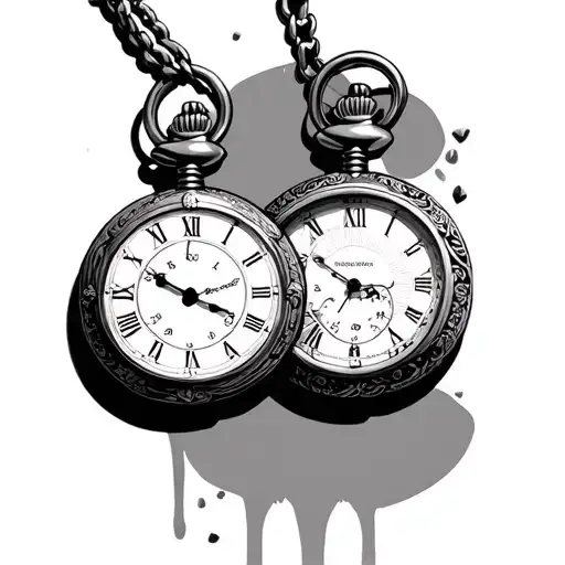 Two Open Pocket Watch