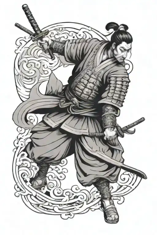 Japanese Samurai Sleeve