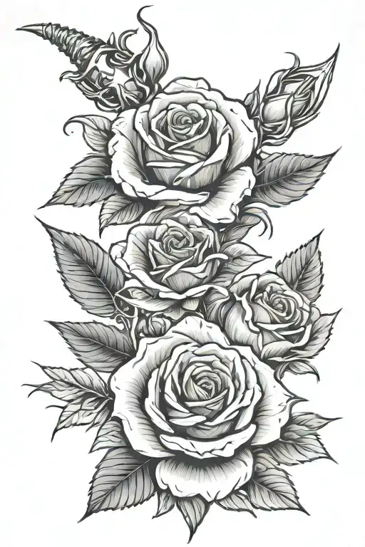 Dagger And Rose Growing