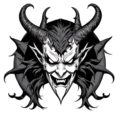 Devil Defeated Oni Mask