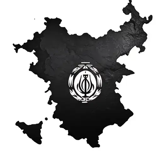 Map Of Iran Burning