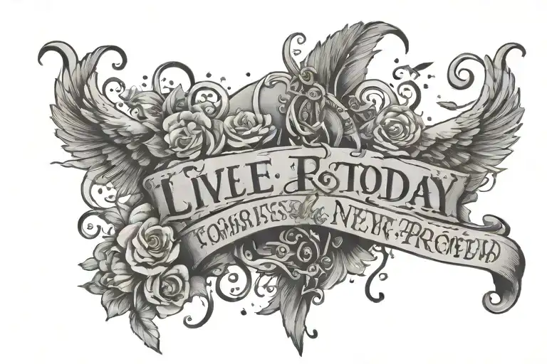 Live For Today Cause Tomorrow Is Never Promised
