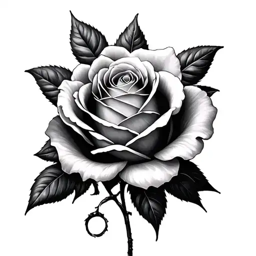 Tatto Rosa In Shadows
