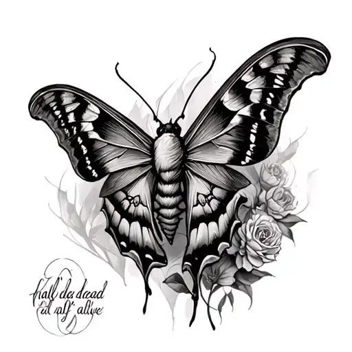 Half Dead Half Alive Moth