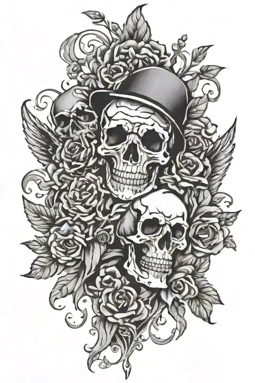 A Tattoo As A Symbol Of The Death Of A Little Father